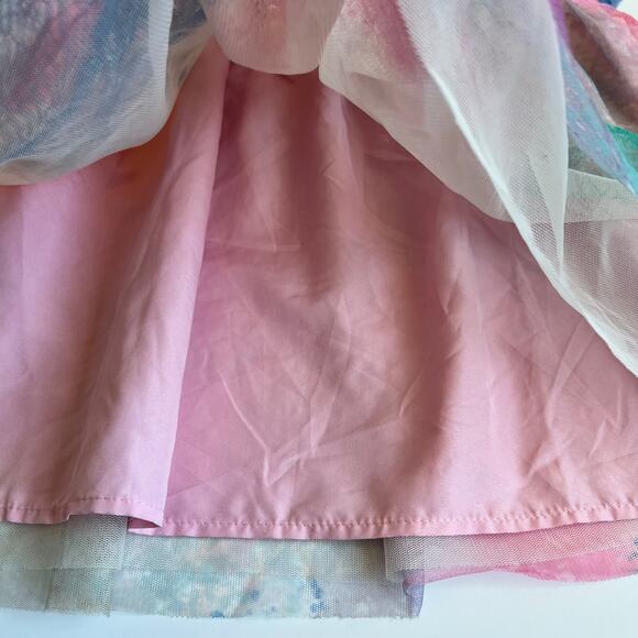 H&M Pink Tie-Dyed Tulle Dress - Picture 5 of 12